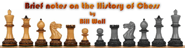 Brief notes on the History of Chess title