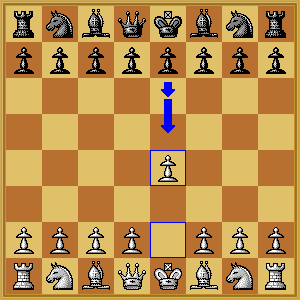 Any black Pawn can move 1 or 2 squares