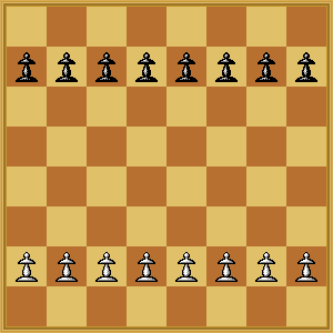 Pawns initial position